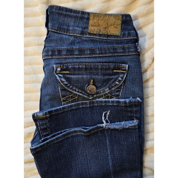 True Religion Johnny Straight Leg Y2k Jean WC92317QV - Picture 7 of 13